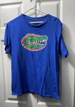 Florida Gators T Shirt Unisex Size M Blue W Graphic Gator Design - £11.94 GBP