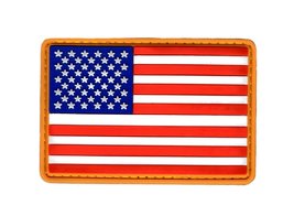American USA Flag PVC Rubber Hook PVC Patch (PV4) - £7.03 GBP