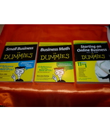 PACK 3 STARTING A BUSINESS BOOKS SALE For Dummies Business Math Book ❃ F... - $19.19