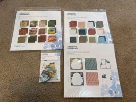 Creative Memories 4pc SET  Leave Nothing Behind 12x12 Paper Embellishments NEW! - £32.19 GBP