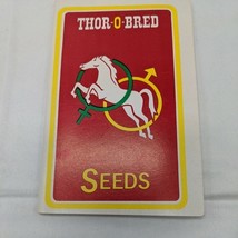3.5&quot; X 5.5&quot; Vintage Thor-O-Bred Seeds Hybrids Data Memo Notebooks Illinois  - $225.18 MXN