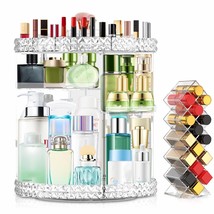 360 Rotating Clear Makeup Organizer with 6 Detachable Shelves - $62.36