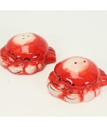 Vintage Red Crab Salt Pepper Shakers Nautical Set China Ankyo 2.5 x 2.5 ... - €11,00 EUR