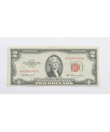 Crisp 1953 Red Seal $2 United States Note - Better Grade.  20220091 - £19.91 GBP