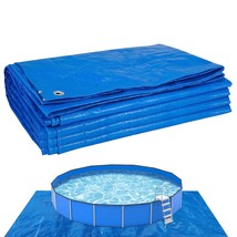 Pool Ground Cloth, 16.4 X 16.4 Ft Heavy Duty Pool Ground Mat, Sun-Proof Swimming - £48.90 GBP