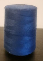 Vintage American Thread Cone Spool Polyester Navigator Blue - £11.83 GBP