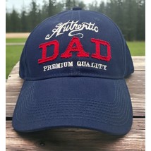 Authentic Dad Hat Premium Quality Baseball Cap Fathers Day Gift Navy Blu... - £14.90 GBP