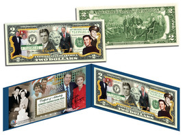 RONALD REAGAN *100th Birthday - Life &amp; Times* Colorized US $2 Bill Legal Tender - £11.05 GBP