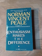 Enthusiasm Makes The Difference By Norman Vincent Peale 1991 Vintage... - £6.22 GBP