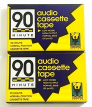 90 Minutes Normal Position Cassette Tape - 2 Tapes. - $202.80 MXN