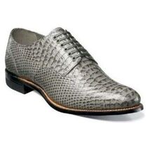 Stacy Adams Men's Shoe Madison Anaconda Print Leather Gray Anaconda 00055-020 image 3