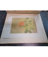 Katsuda 9&quot; x 12&quot;Color Stencil Signed Numbered Flower No. 50 Japanese Edi... - €173,61 EUR