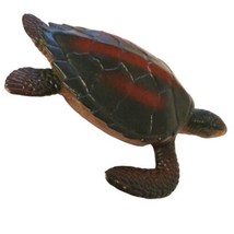Realistic Sea Turtle Plastic Figure Diorama Green Aquatic Cake Topper Education - £10.89 GBP