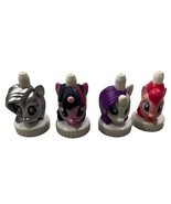 Lot Of 4 My Little Pony Good 2 Grow Spouts Topper FLUTTERSHY SILVER SERIES - £22.38 GBP