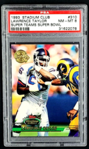 1993 Topps Stadium Club Super Bowl 310 Lawrence Taylor HOF PSA 8 *Only 4... - £16.27 GBP