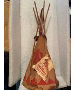 Small 9&quot; TeePee Native American Souvenir Made By The Cherokees Pre-Owned... - €14,50 EUR