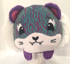 PikMi Pops 7&quot; Purple &amp; Teal JUNGLE TIGER Plush Stuffed Animal Squishy 2017 - £8.24 GBP