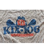 Vintage 1980s Kix 106 Fm Washington Dc Paese Radio T-shirt M USA - $978.50 MXN