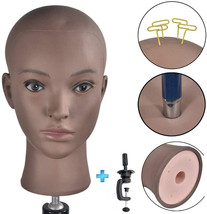 Bald Mannequin Head Female Professional Cosmetology Hair Wigs Display Af... - £25.87 GBP