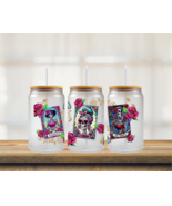 Loteria Cards w/ Sugar Skulls | UV DTF 16oz Glass Can - $5.45 CAD