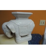 Vintage Elephant 15"x18" Stoneware/ Ceramic Garden Stool Side Table Plan... - $449.99