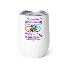 Memory Of Grandma In Heaven Wine tumbler, Loss Of Grandma, Missed Grandm... - $25.69