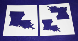 State of Louisiana 2pc Stencil Mylar 14 Mil- 4&quot;, 5&quot;, 6&quot; Paint /Crafts/ T... - $22.37