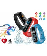 Smart Band Sport Wrist Watch for Fitness Tracker Blood Pressure Heart Ra... - £13.81 GBP