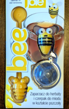 Joie Buzz Bee Tea Infuser Honey Dipper Yellow Black Kitchen Gadget Gift NIP - $24.97