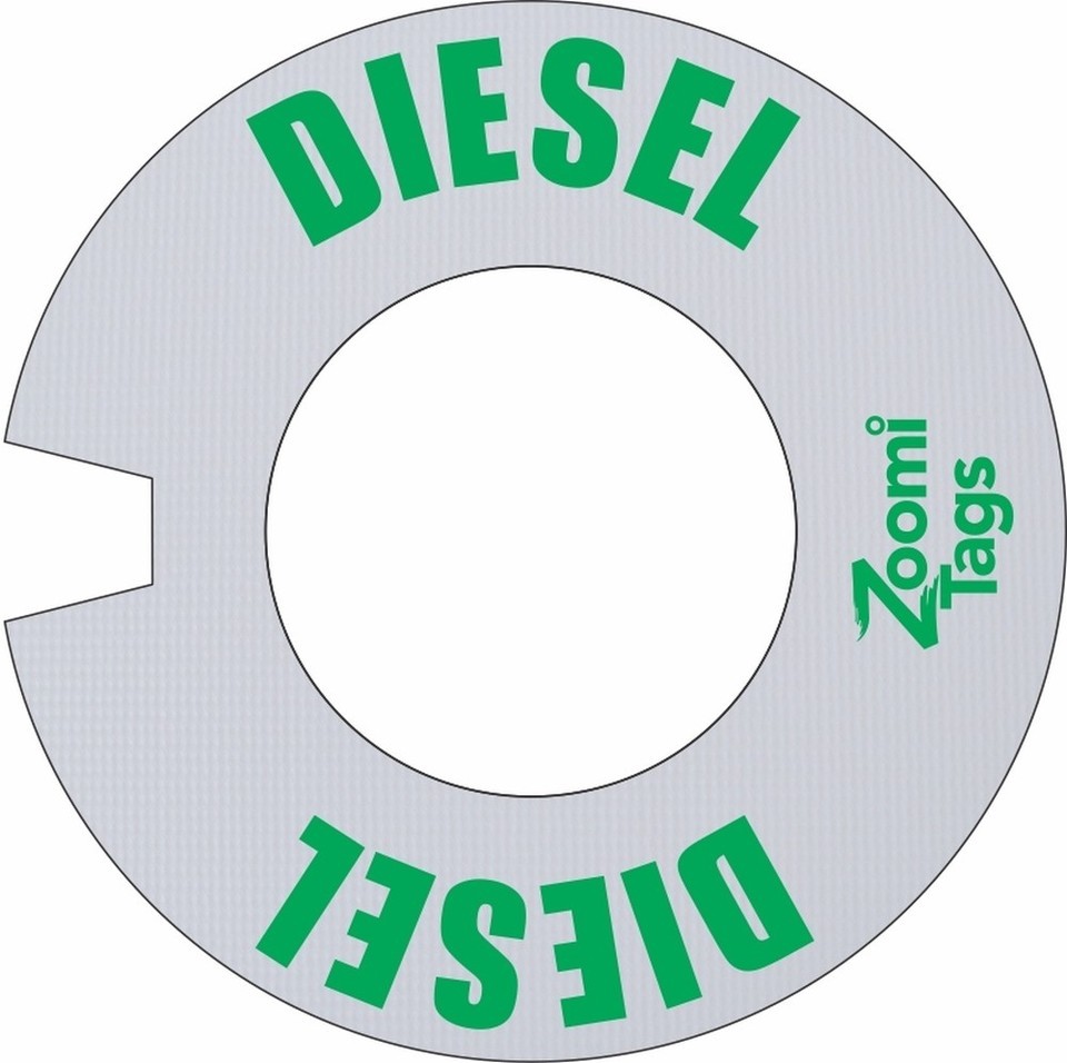 zOOmitags GAS can ID Tag DIESEL auto truck fuel storage container zoomit... - $13.86