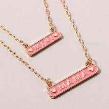 Avenue Zoe mama and mini necklace set in Pink - $31.00