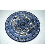 Vintage 1950s Jerusalem Armenian Hand-Painted Ceramic Plate, 7 Fruits, D... - $75.32 CAD