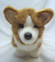 DOUGLAS SOFT TAN &amp; WHITE CORGI PUPPY DOG 11&quot; Plush STUFFED ANIMAL Toy - £19.54 GBP