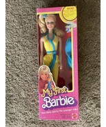 VINTAGE 1980 MATTEL MY FIRST BARBIE DOLL NRFB #1875 IN BOX YELLOW DRESS - $187.11