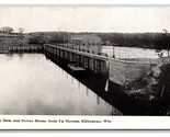 Dam and Power House Kilbourne Wisconsin WI UNP DB Postcard G19 - $8.86