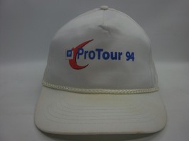 GM Pro Tour 94 Hat Vintage White Snapback Rope Baseball Cap - £15.79 GBP