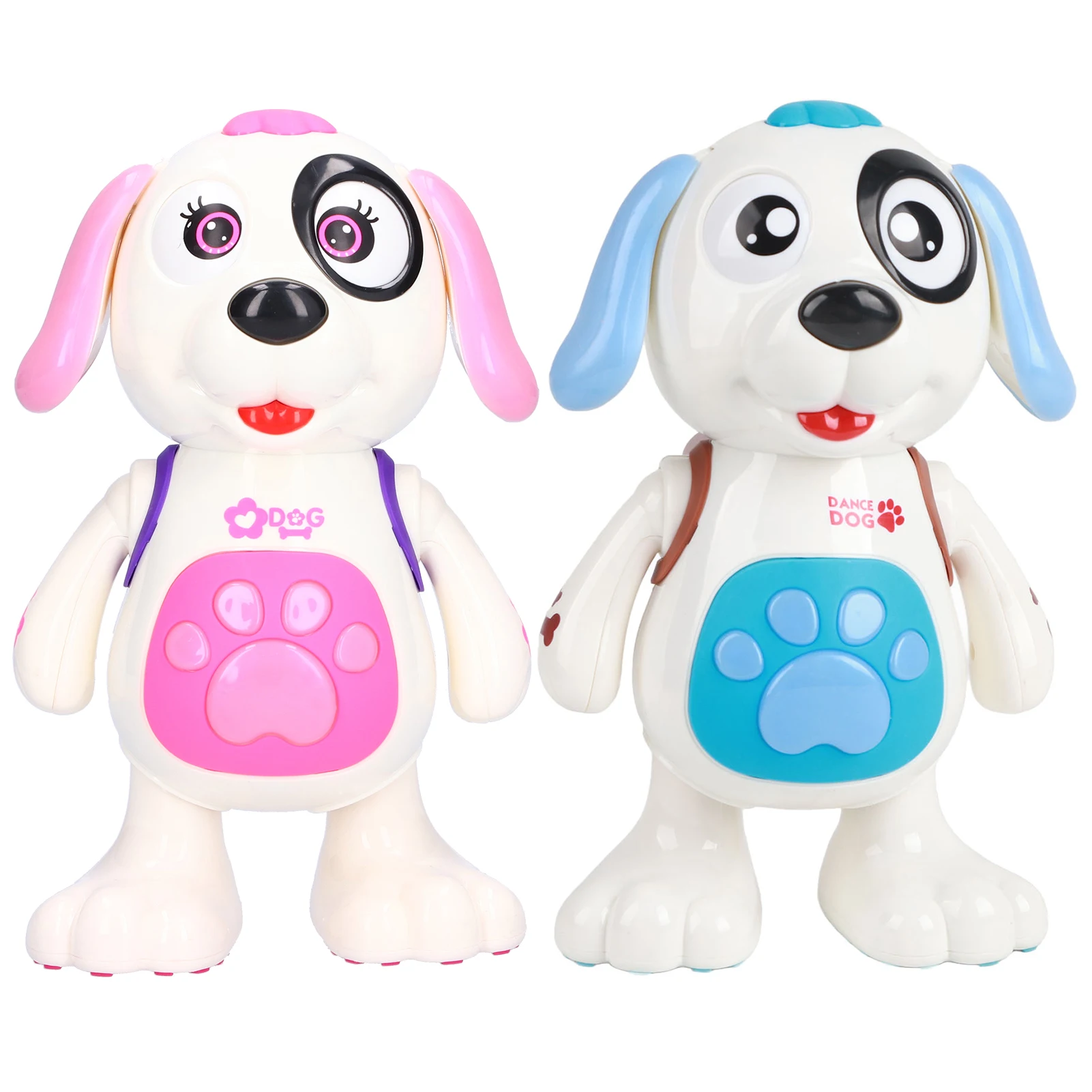 Music Dancing Robot Dog Plastic Electric Puppy Toy With Light Smart Singing Dog - £21.17 GBP+