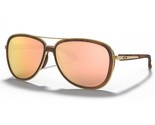 Oakley SPLIT TIME POLARIZED Sunglasses OO4129-1458 Tortoise W/ PRIZM Ros... - £100.98 GBP