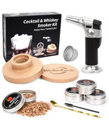Cocktail Whiskey Smoker Kit with Torch, Old Fashioned Bourbon with 4 Fla... - $2,309.14 MXN