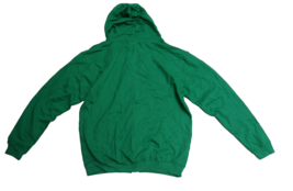Plain Green Zip-up Hoodie- Large - £5.60 GBP