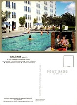 California Los Angeles Hacienda Hotel at LA International Airport VTG Postcard - £7.34 GBP