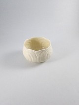 Vintage Belleek Ireland Open Sugar Bowl Toy Shell Pattern Black Mark - £13.94 GBP