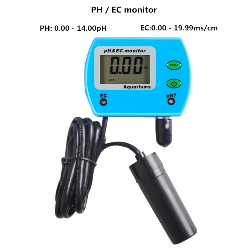 PH Meter Digital EC Tester 0.00-14.00 PH TEMP Measure Device PH-991 PH-990 Acidi - £233.16 GBP