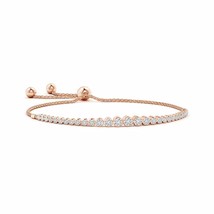 Authenticity Guarantee 
ANGARA 1.5 Ct Graduated Natural Diamond Bolo Bracelet... - £2,031.76 GBP