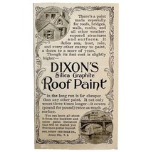 Dixon Crucible Roof Paint 1897 Advertisement Victorian New Jersey ADBN1xxx - $27.40 CAD