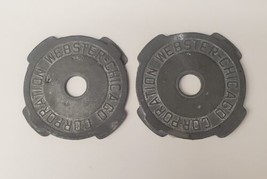 Webster Chicago Corporation Coin Patent Applied 45 Record Adapter Lot of 2 - $14.65