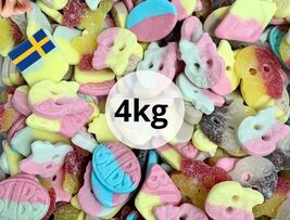 Bubs Mixed Candy  4kg (8.81 lbs) Bulk Bag, Swedish Vegan Candy | Fruity ... - $83.23