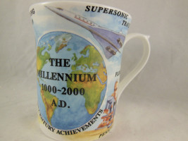 Luxford 3.5&quot; Fine Bone China Coffee Tea Cup Mug England Millennium 2000 - £11.86 GBP