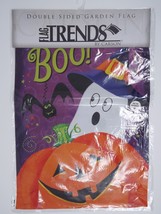 Boo Friends House Flag Double Sided Decorative Banner 13&quot; x 18&quot; - New - £8.94 GBP