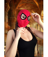 Lace sexy woman mask.Rave mask for party, festival, cosplay.Harness gothic mask. - $34.00